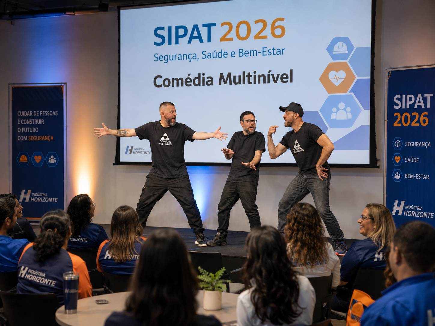 Palestra-show Segurança Não É Improviso na SIPAT